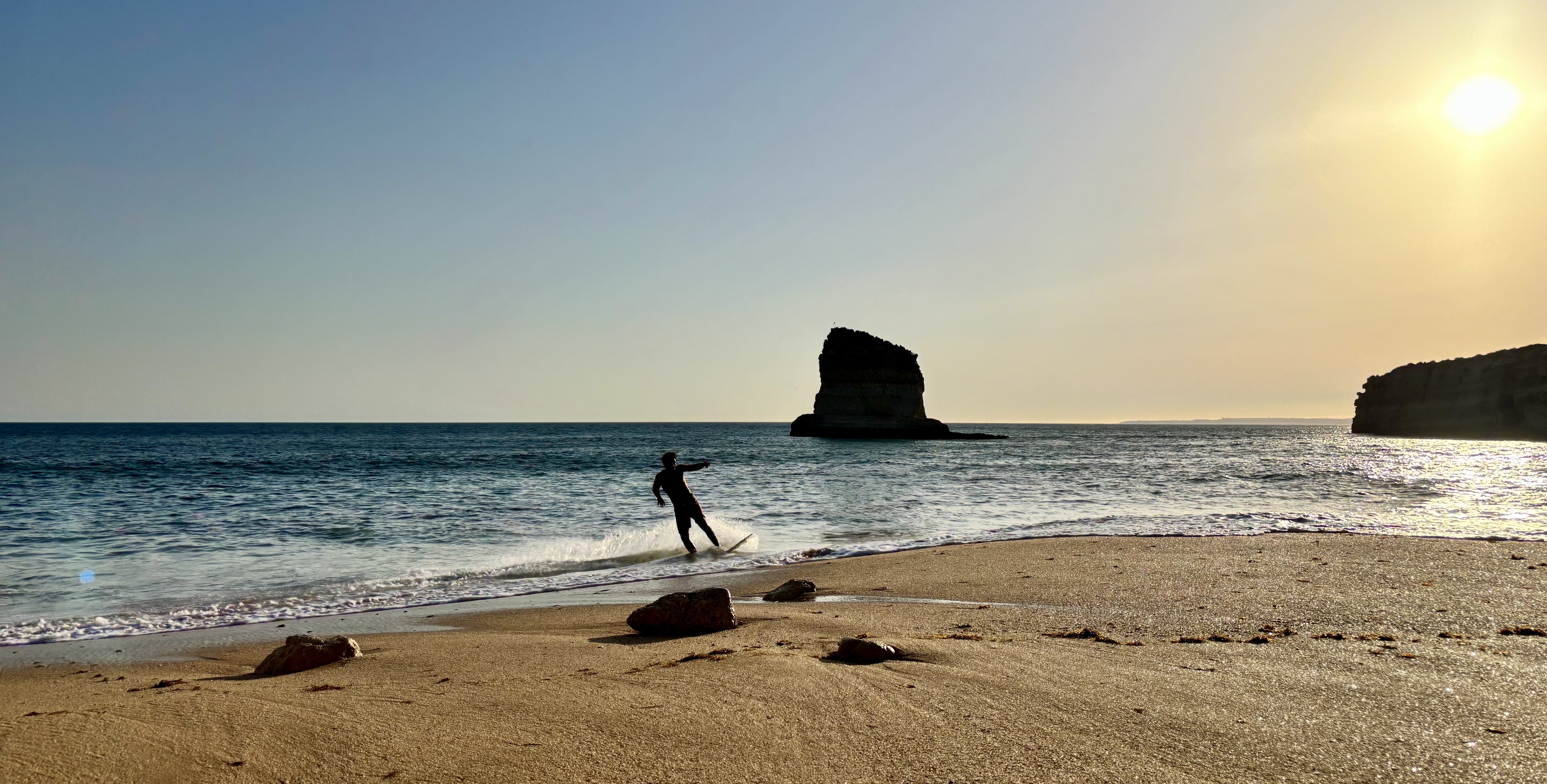 Sunset surfer